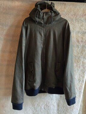 Holden Men's Hooded Winter Jacket - Olive Green Tweed